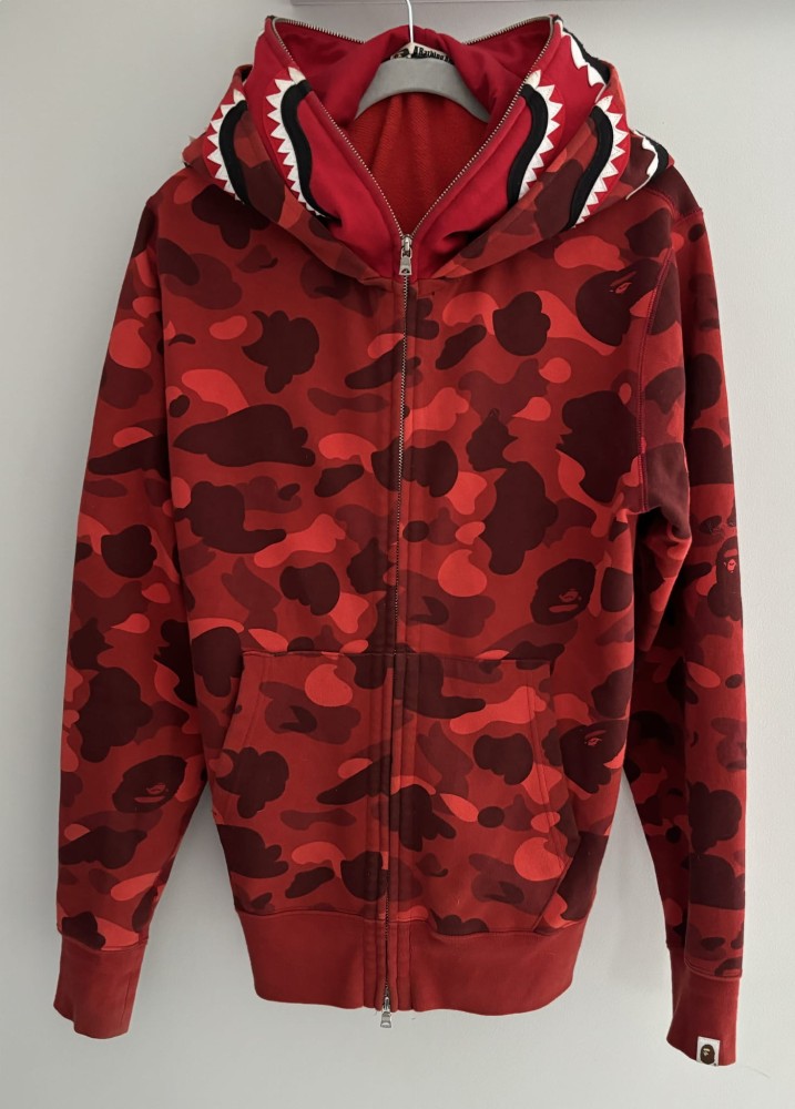 bluza-bape-shark-double-red-czerwona-oryginalna-meska-streetwear-niska-cena-zadowolony-klient-szybka-wysylka-czerwony-bape-shark