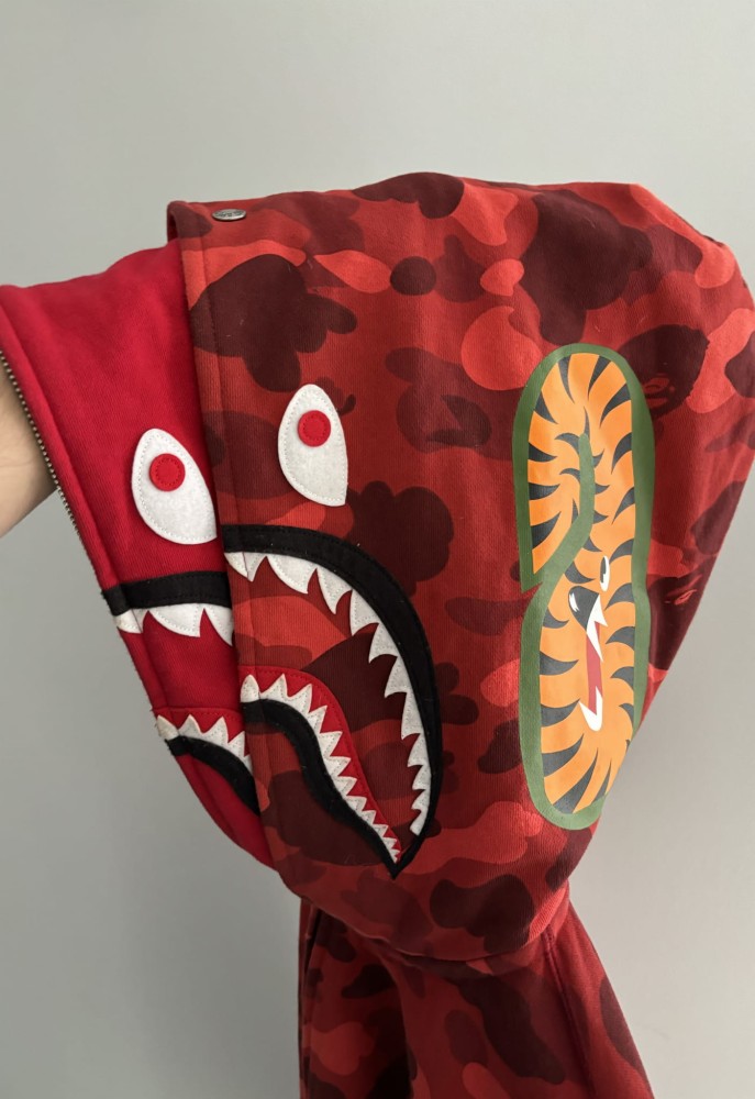 bluza-bape-shark-double-red-czerwona-oryginalna-meska-streetwear-niska-cena-zadowolony-klient-szybka-wysylka-czerwony-bape-shark